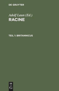 Enlarge image Cover: Britannicus - De Gruyter