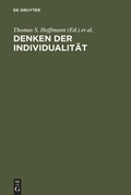 Cover: Denken der Individualit&auml;t - De Gruyter