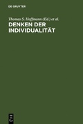 Cover: Denken der Individualit&auml;t - De Gruyter