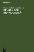 Cover: Denken der Individualit&auml;t - De Gruyter
