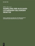Cover: Gesetze aus der Zeit von 1886 bis 1890 mit alphabetischem Register f&uuml;r alle 5 B&auml;nde - De Gruyter