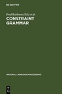 Cover: Constraint Grammar - De Gruyter Mouton