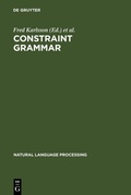 Cover: Constraint Grammar - De Gruyter Mouton