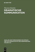 Cover: Dramatische Kommunikation - De Gruyter