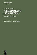 Cover: Die Landplagen - De Gruyter