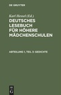 Cover: Gedichte - De Gruyter