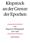 Cover: Klopstock an der Grenze der Epochen - De Gruyter