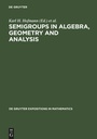 Cover: Semigroups in Algebra, Geometry and Analysis - De Gruyter