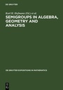Cover: Semigroups in Algebra, Geometry and Analysis - De Gruyter