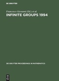 Cover: Infinite Groups 1994 - De Gruyter