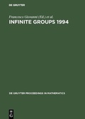 Cover: Infinite Groups 1994 - De Gruyter