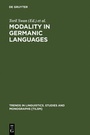 Cover: Modality in Germanic Languages - De Gruyter Mouton