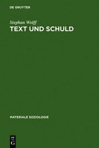 Enlarge image Cover: Text und Schuld - De Gruyter
