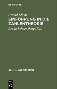 Abbildung von: Einführung in die Zahlentheorie - De Gruyter
