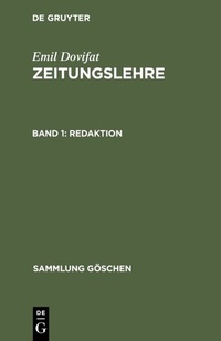 Abbildung von: Redaktion - De Gruyter