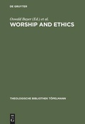 Cover: Worship and Ethics - De Gruyter