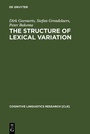 Cover: The Structure of Lexical Variation - De Gruyter Mouton