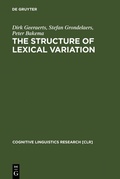 Cover: The Structure of Lexical Variation - De Gruyter Mouton