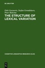 Cover: The Structure of Lexical Variation - De Gruyter Mouton