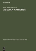 Cover: Abelian Varieties - De Gruyter