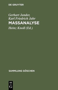 Enlarge image Cover: Massanalyse - De Gruyter
