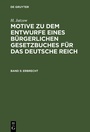 Cover: Motive zu dem Entwurfe eines Bürgerlichen Gesetzbuches für das Deutsche Reich / Erbrecht - De Gruyter