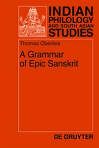 Abbildung von: A Grammar of Epic Sanskrit - De Gruyter
