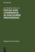 Cover: Focus and Coherence in Discourse Processing - De Gruyter