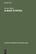 Cover: A-bar Syntax - De Gruyter Mouton