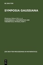 Cover: Mathematics and Theoretical Physics - De Gruyter