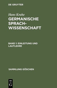 Abbildung von: Einleitung und Lautlehre - De Gruyter