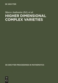 Cover: Higher Dimensional Complex Varieties - De Gruyter