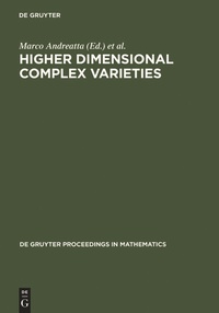 Enlarge image Cover: Higher Dimensional Complex Varieties - De Gruyter