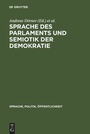 Bild: Sprache des Parlaments und Semiotik der Demokratie - De Gruyter