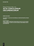 Cover: Index verborum Graecorum quae in actis synodi Lateranensis a. 649 et in actis concilii oecumenici sexti continentur - De Gruyter