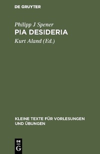 Abbildung von: Pia Desideria - De Gruyter