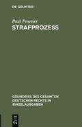 Cover: Strafproze&szlig; - De Gruyter