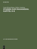 Cover: Studien zum Mahanisiha. Kapitel 6-8 - De Gruyter Mouton