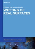 Cover: Wetting of Real Surfaces - De Gruyter