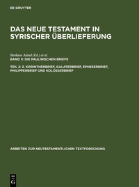 Abbildung von: 2. Korintherbrief, Galaterbrief, Epheserbrief, Philipperbrief und Kolosserbrief - De Gruyter