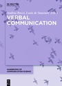 Cover: Verbal Communication - De Gruyter Mouton