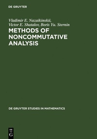 Abbildung von: Methods of Noncommutative Analysis - De Gruyter