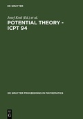 Cover: Potential Theory - ICPT 94 - De Gruyter