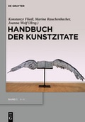 Cover: Handbuch der Kunstzitate - De Gruyter