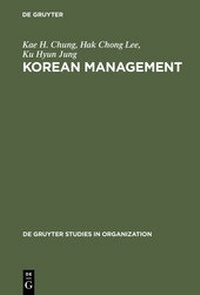 Enlarge image Cover: Korean Management - De Gruyter