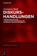 Cover: Diskurshandlungen - De Gruyter