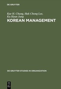 Cover: Korean Management - De Gruyter