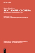Cover: Pyrroneion hypotyposeon - De Gruyter