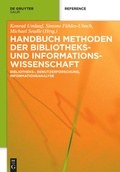 Cover: Handbuch Methoden der Bibliotheks- und Informationswissenschaft - De Gruyter Saur