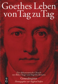 Enlarge image Cover: Goethes Leben von Tag zu Tag - De Gruyter